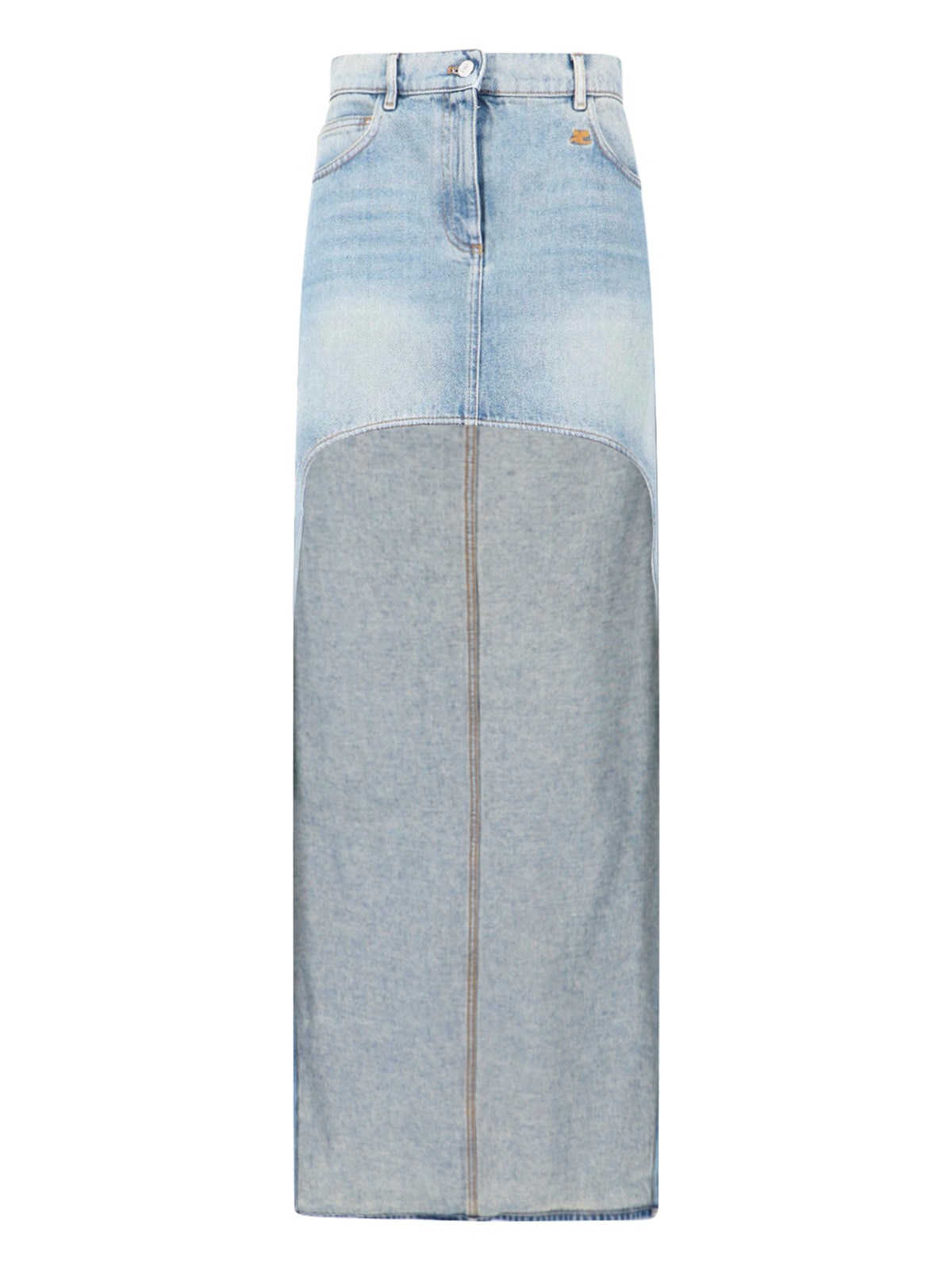 Courrèges Gonna Maxi Asimmetrica