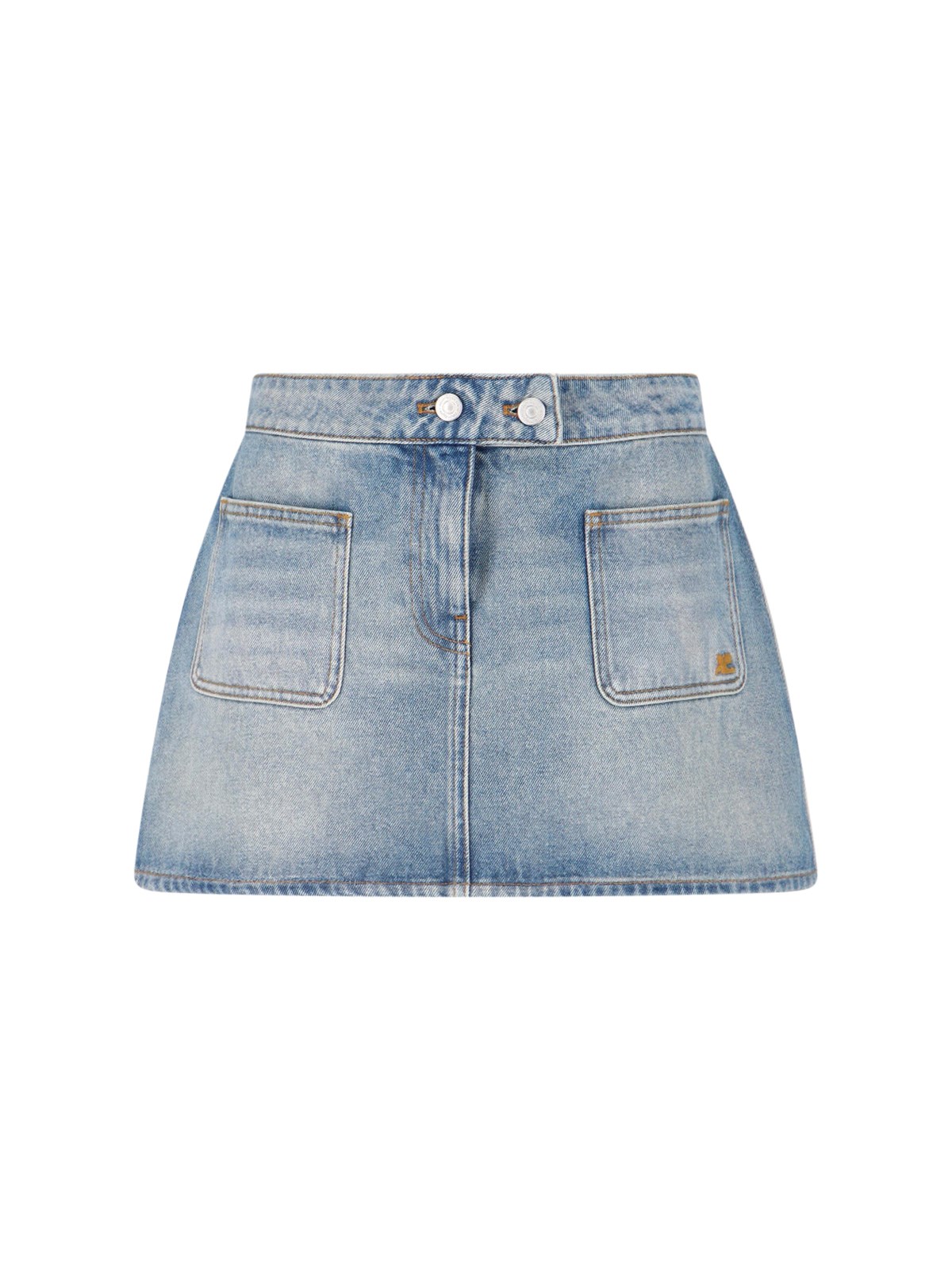 Courrèges Denim Mini Skirt