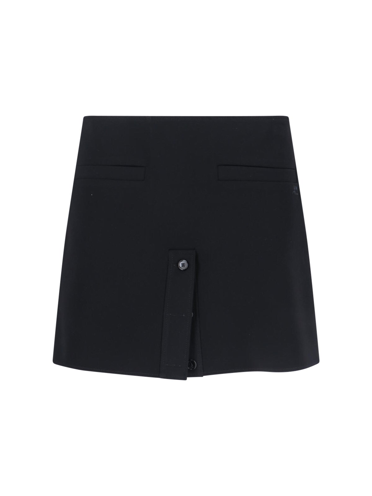 Courrèges Logo Mini Skirt