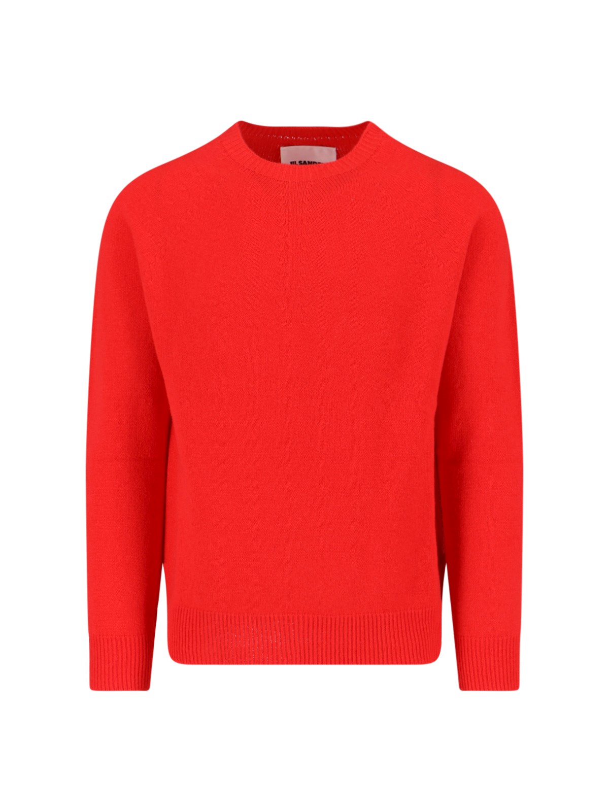 Jil Sander Sweater In Virgin Wool And Cashmere Blend In Red