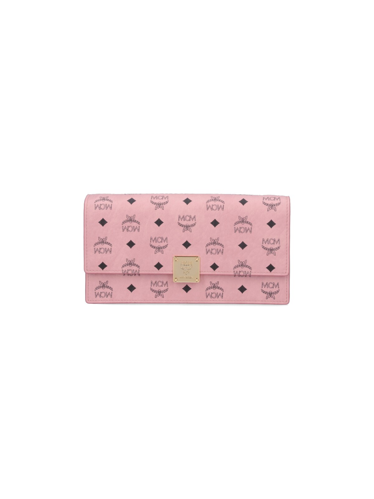 MCM Large Wallet With Logo Shoulder Strap