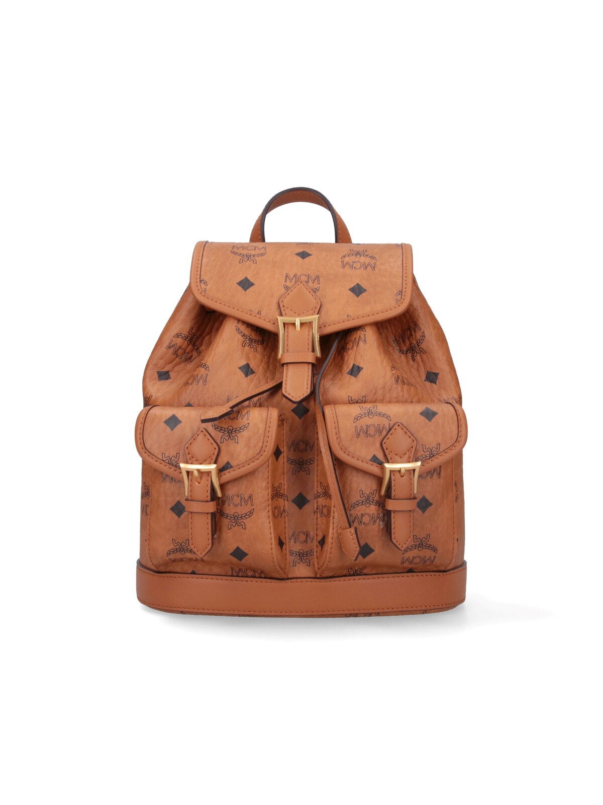 Mcm 'aren' Mini Backpack In Brown