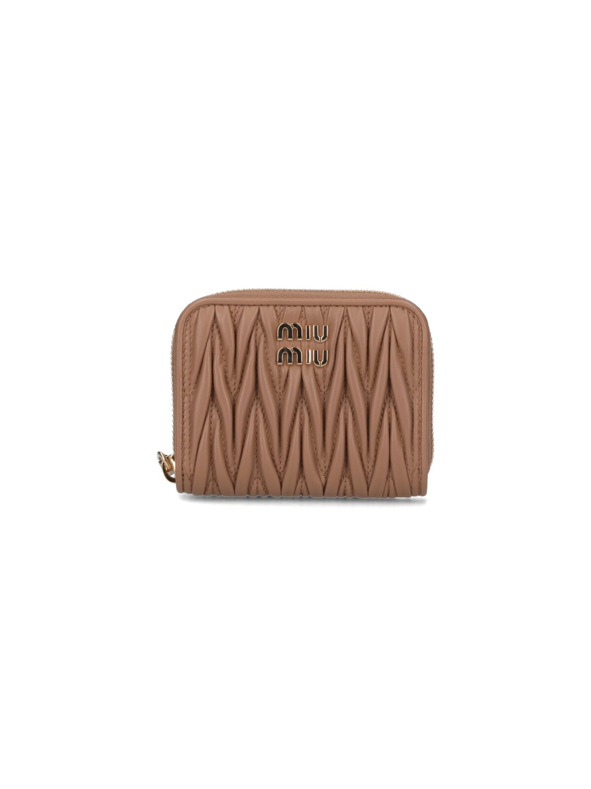 Miu Miu Matelassé Purse In Brown