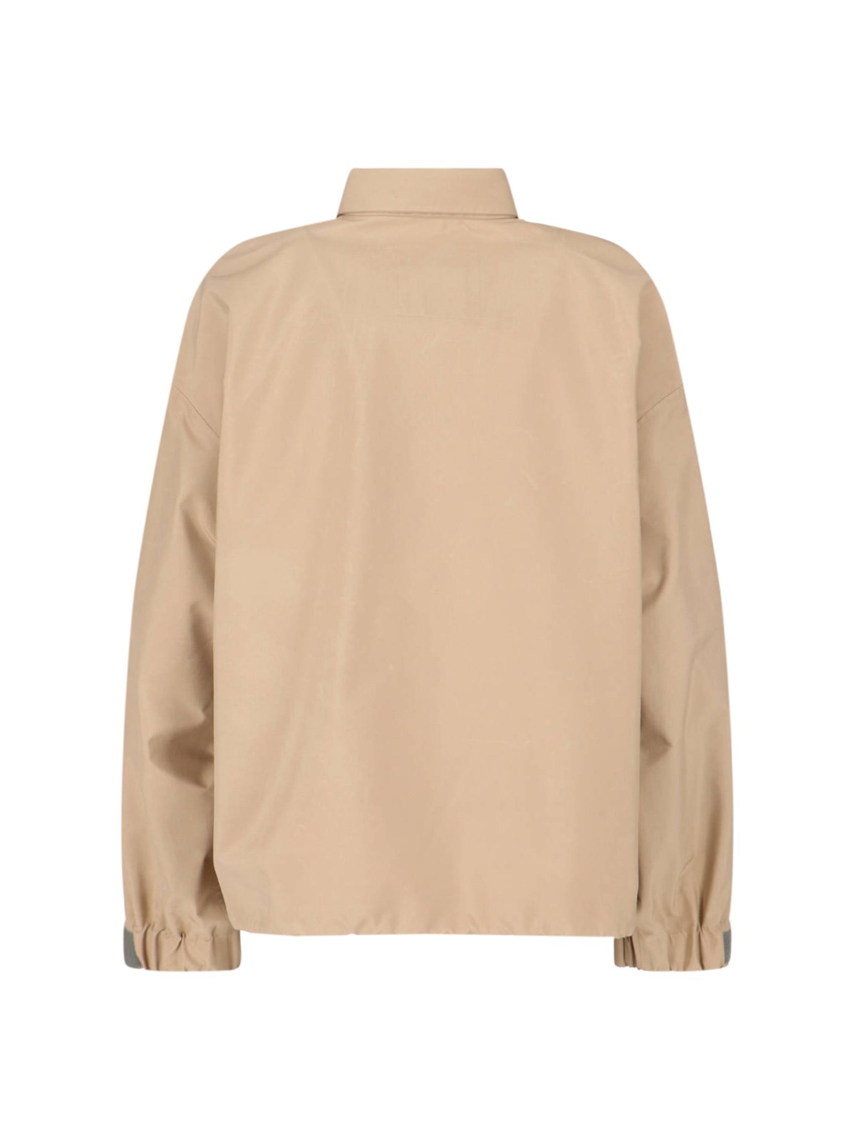 MIU MIU ベージュジャケット38 MIU MIU(ミュウミュウ) チェックブルゾン ML1066 ベージュ サイズ 38