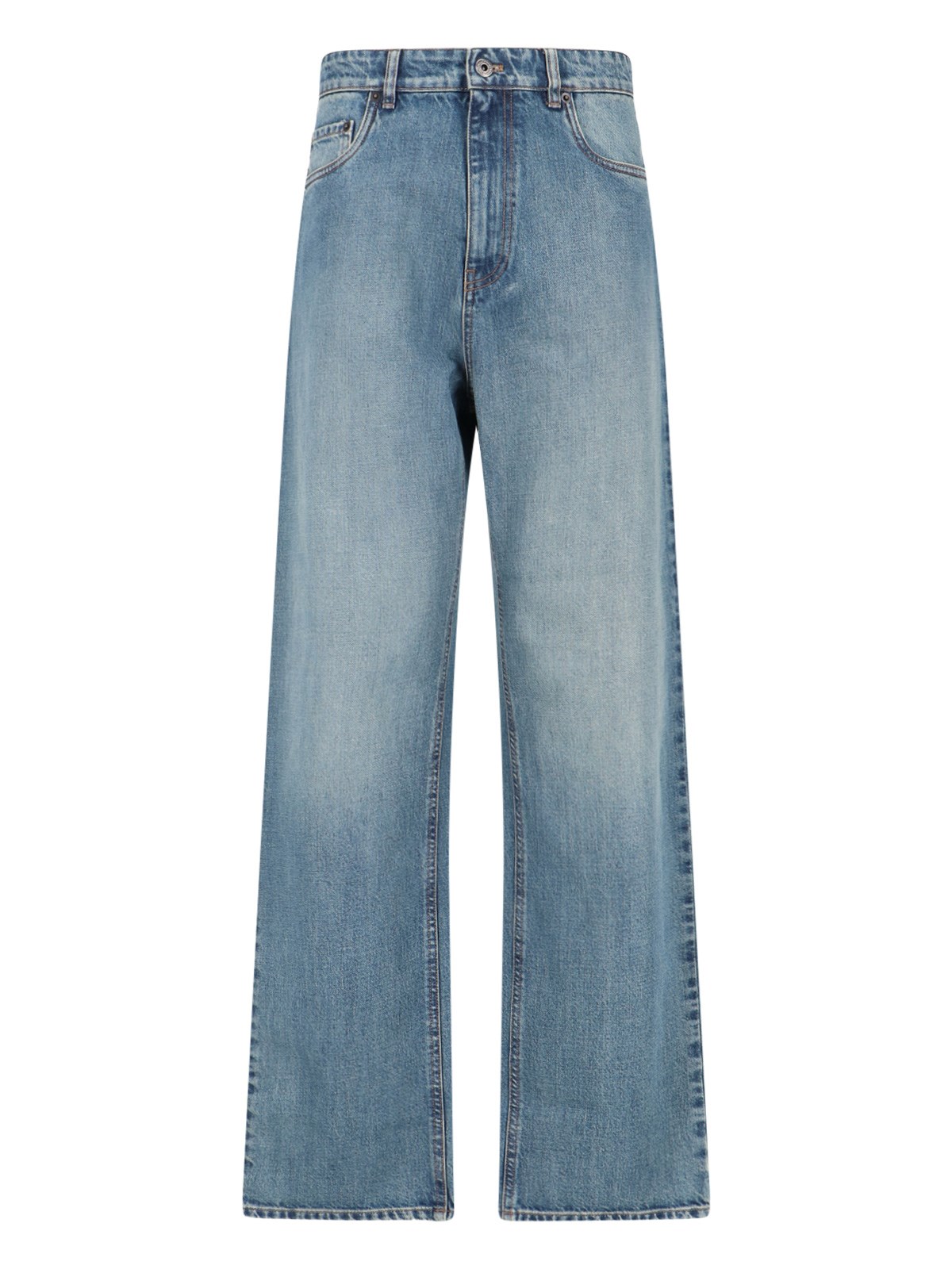 Miu Miu Straight Jeans In Blue
