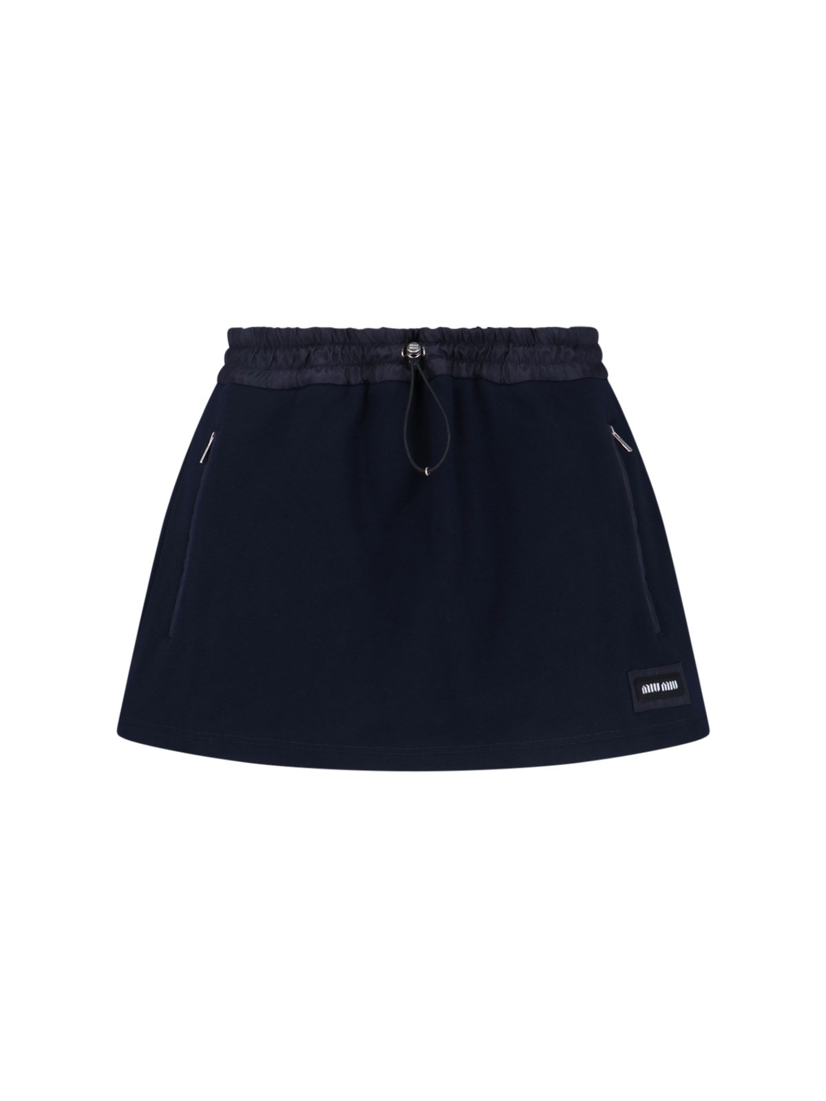 Miu Miu Mini Skirt In Blue