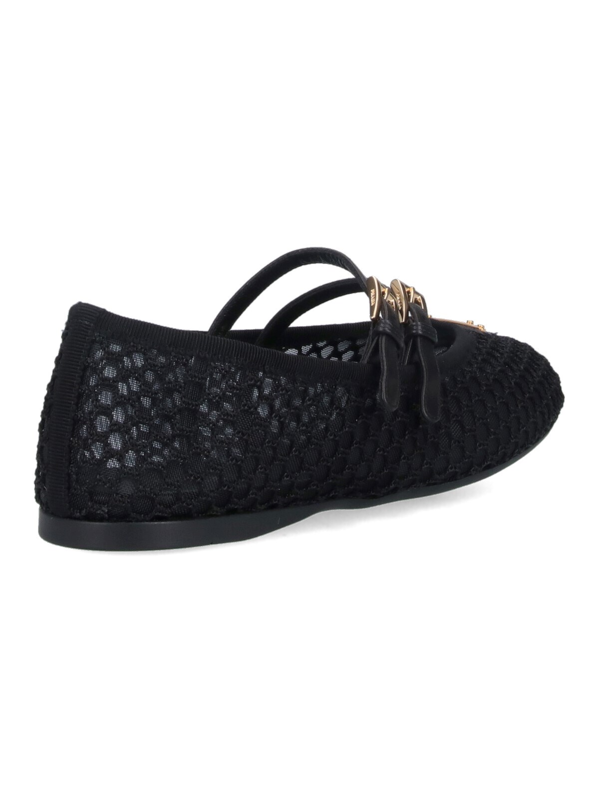 prada ballet shoes flat shoes ＋poro knit Prada crochet-knit Ballet Flats | Brown | FARFETCH