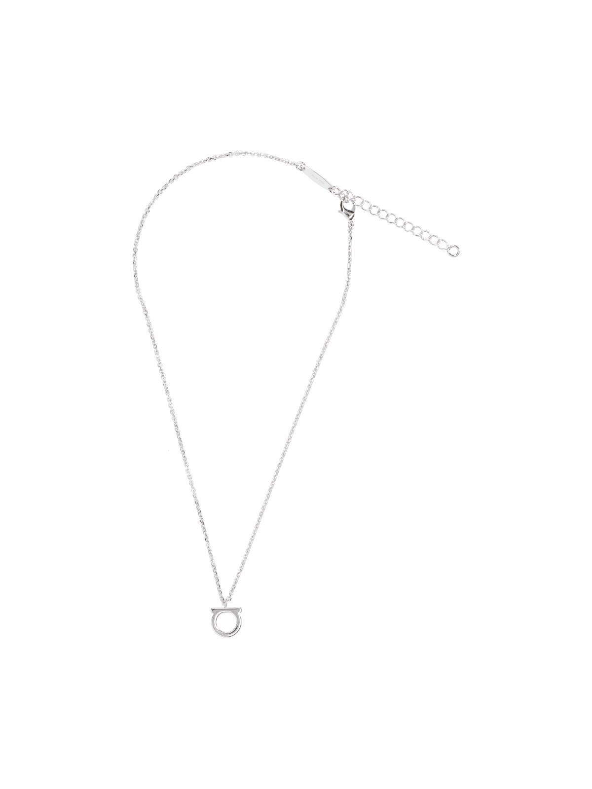 Ferragamo "gancini" Necklace In Brown