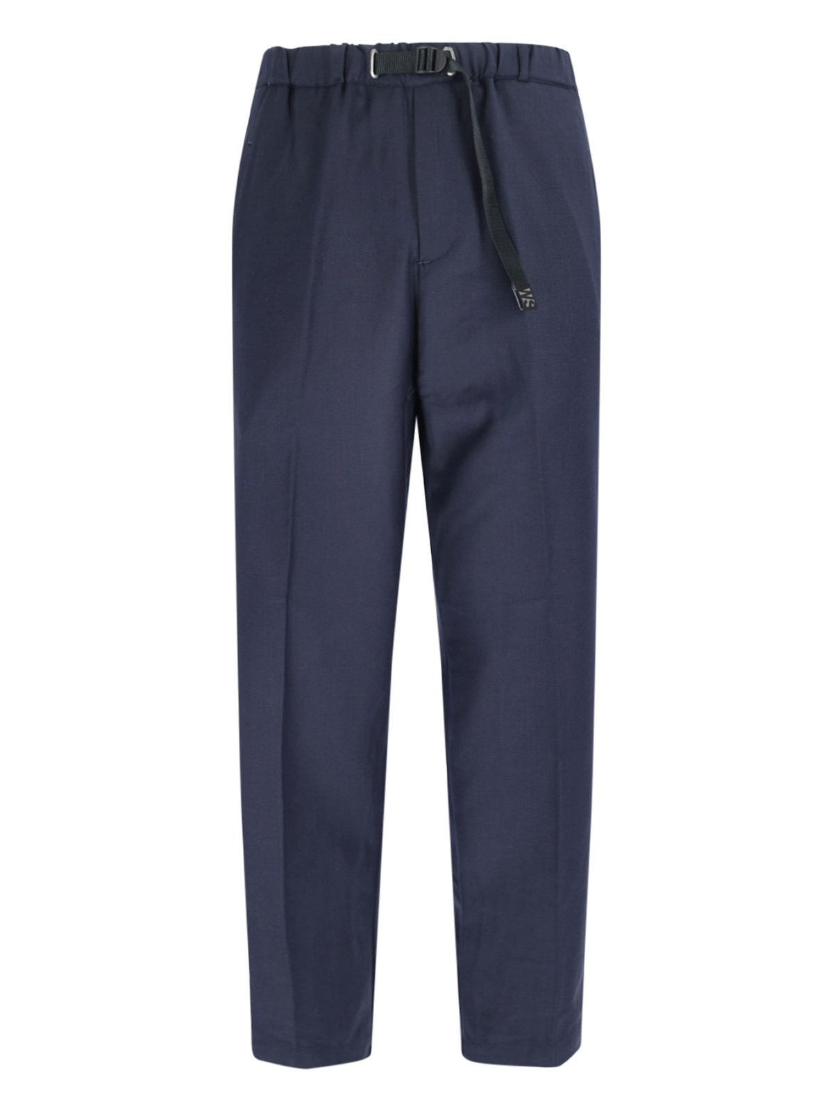 White Sand Wool Blend Pants In Blue