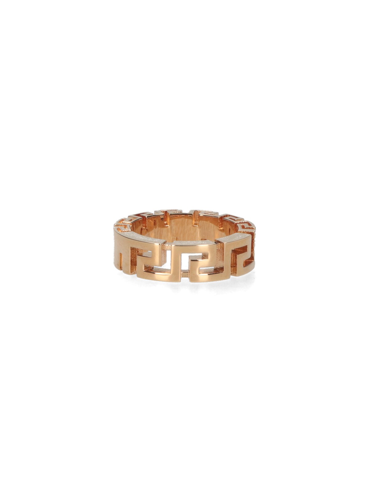 Versace Greca Ring In Gold