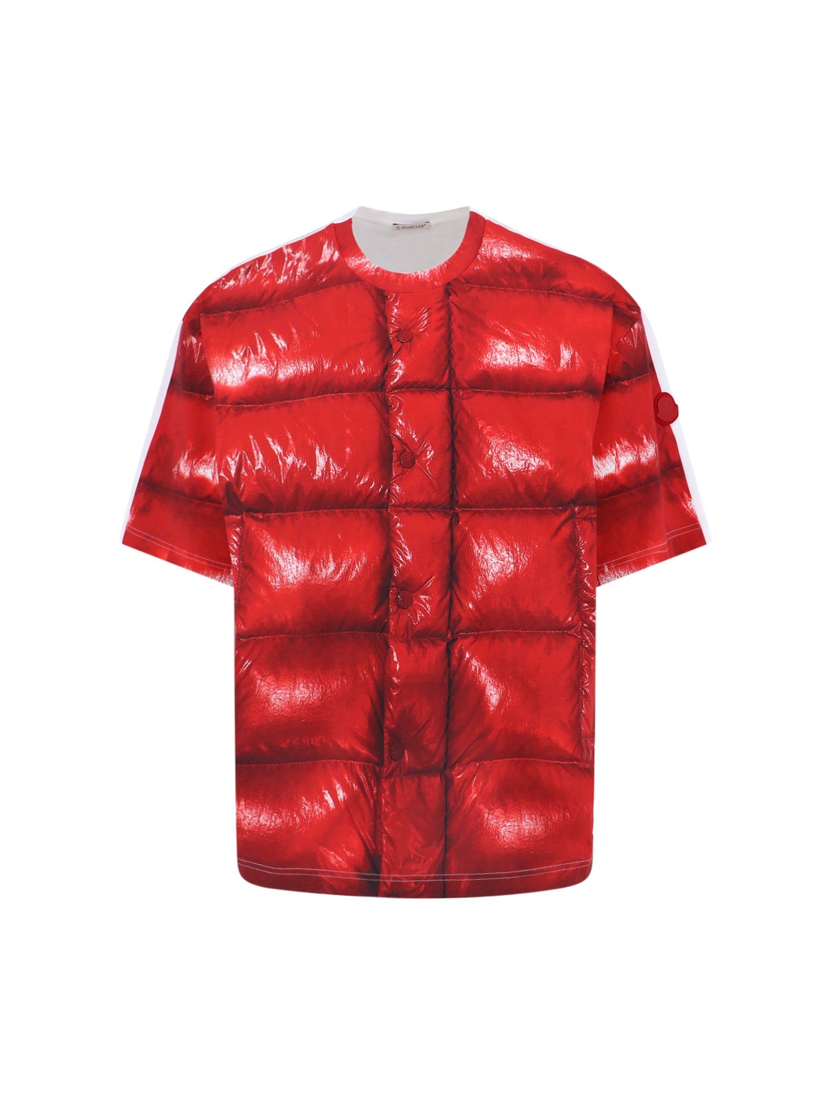 Moncler Genius Asap Rocky Collaboration Graphic T-shirt In Red