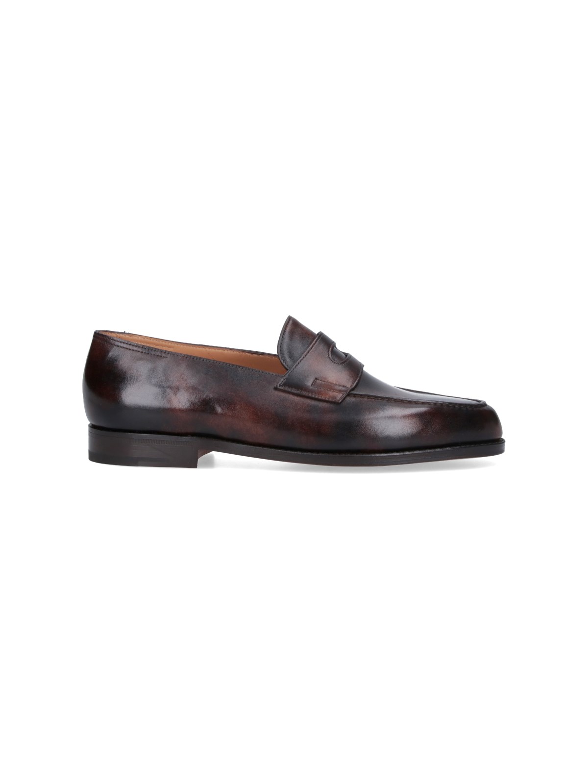 John Lobb Lopez Loafers In Brown
