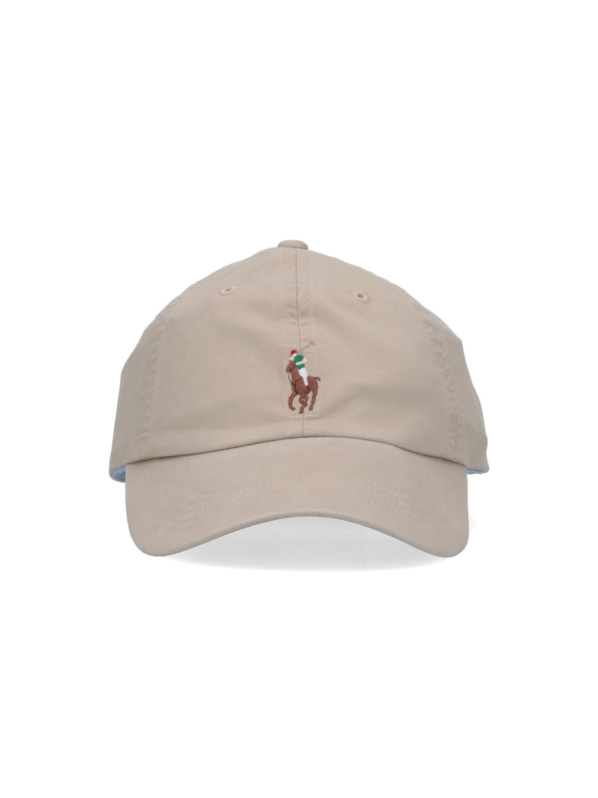 Polo Ralph Lauren Logo Baseball Cap In Gray