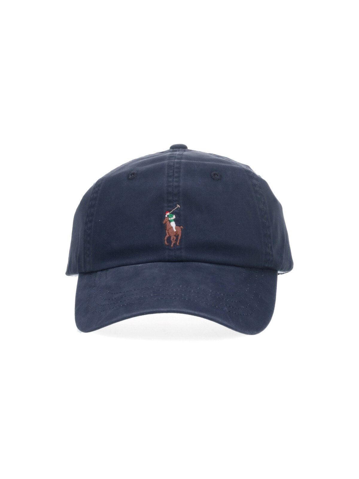 Polo Ralph Lauren Logo Baseball Cap In Blue