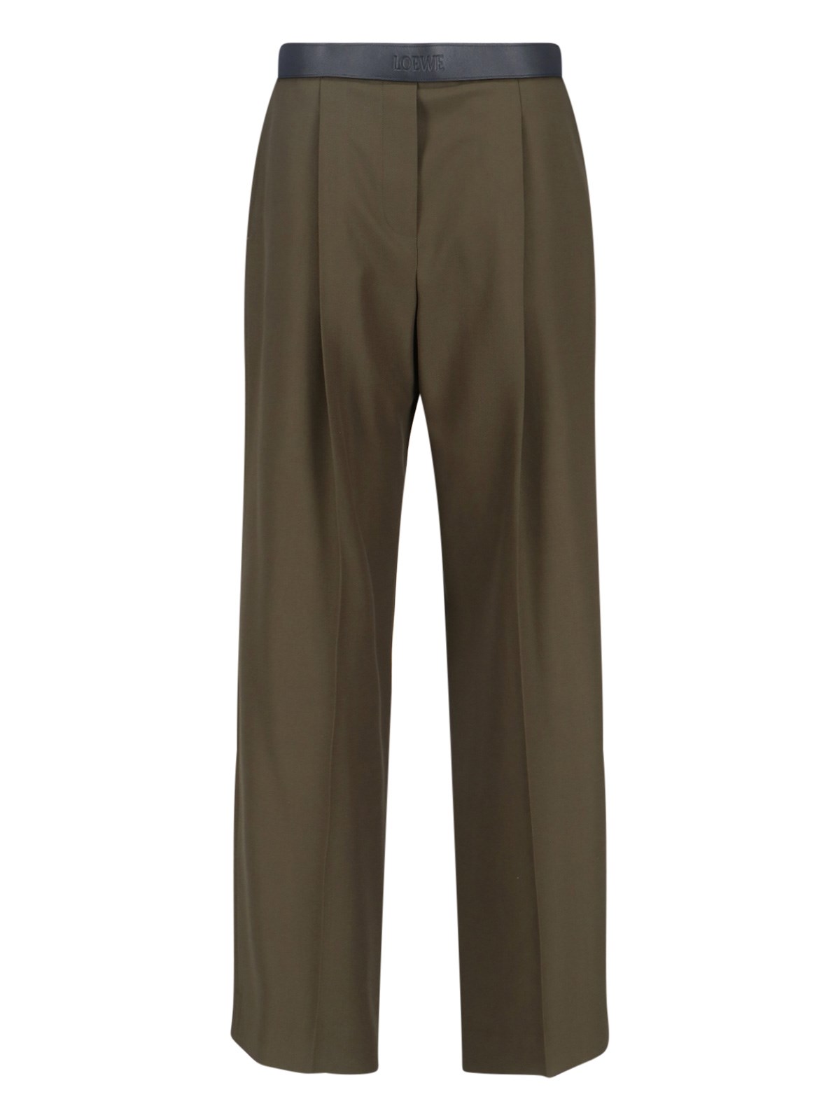 Loewe Tailored Trousers In Brown