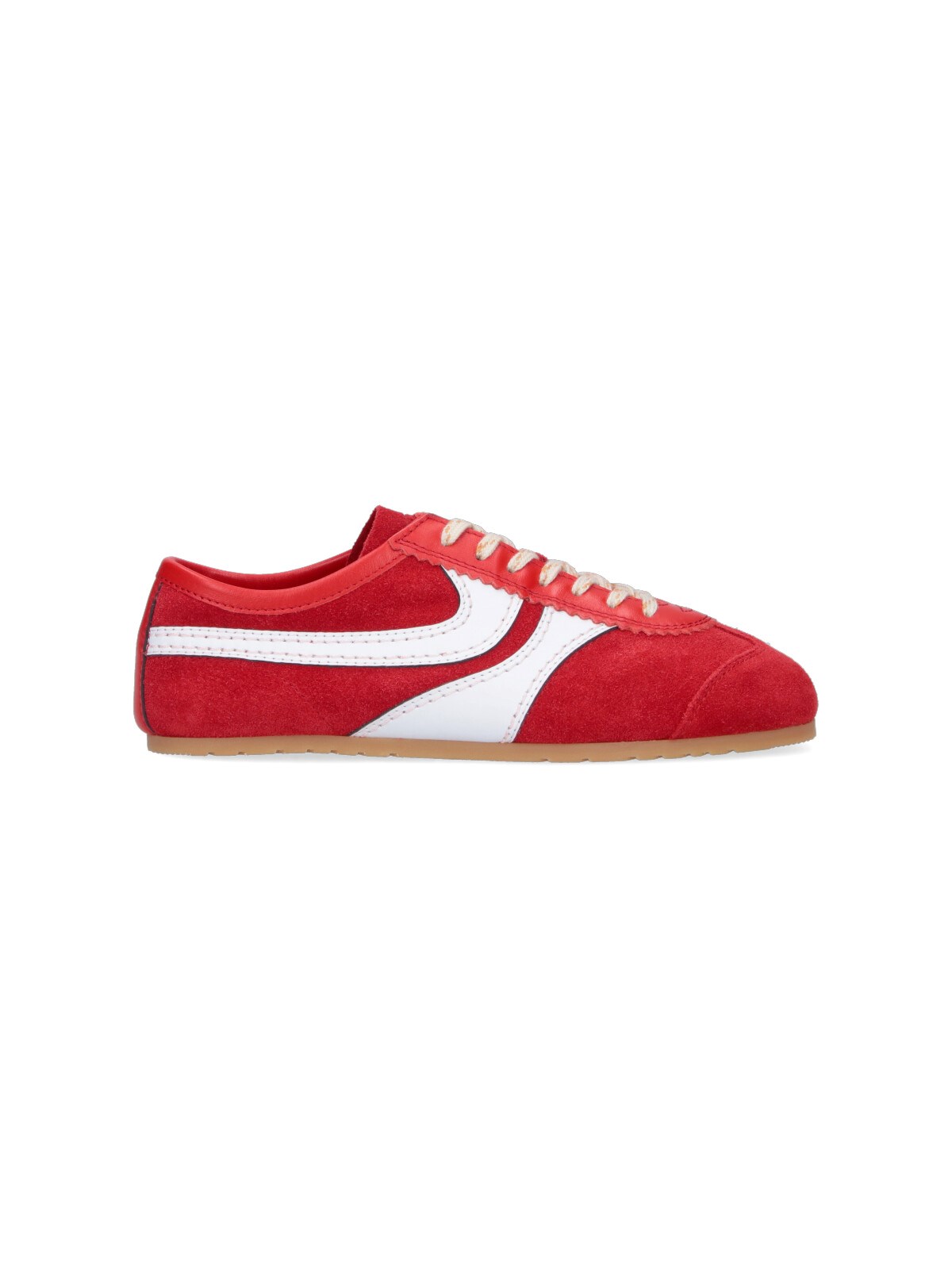 Dries Van Noten Suede Sneakers In Red