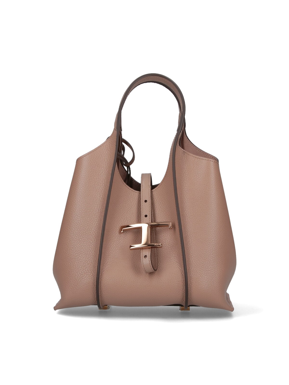 Tod's Small Tote Bag "t-timeless" In Sand