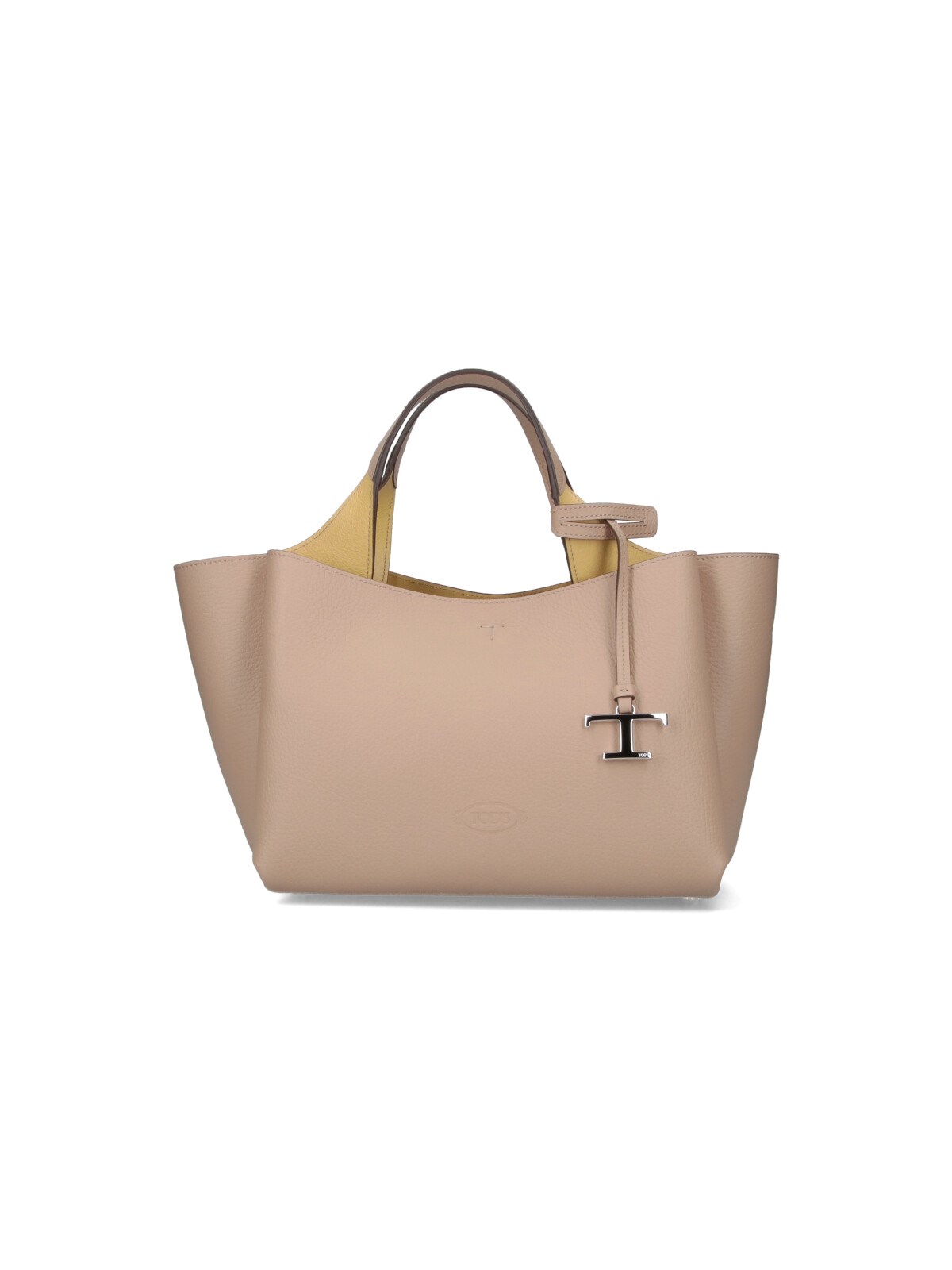 Tod's "t-timeless" Mini Tote Bag In Sand