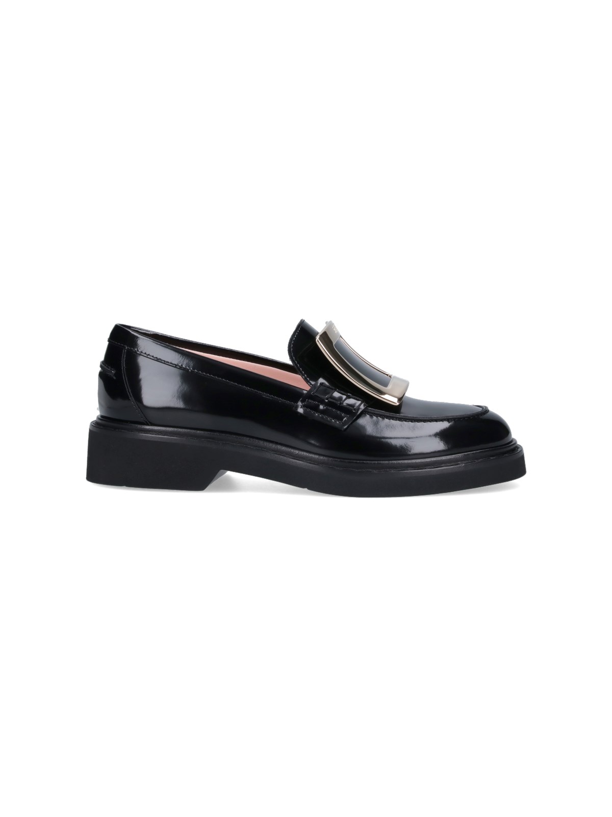 Roger Vivier 'viv' Rangers' Loafers In Black