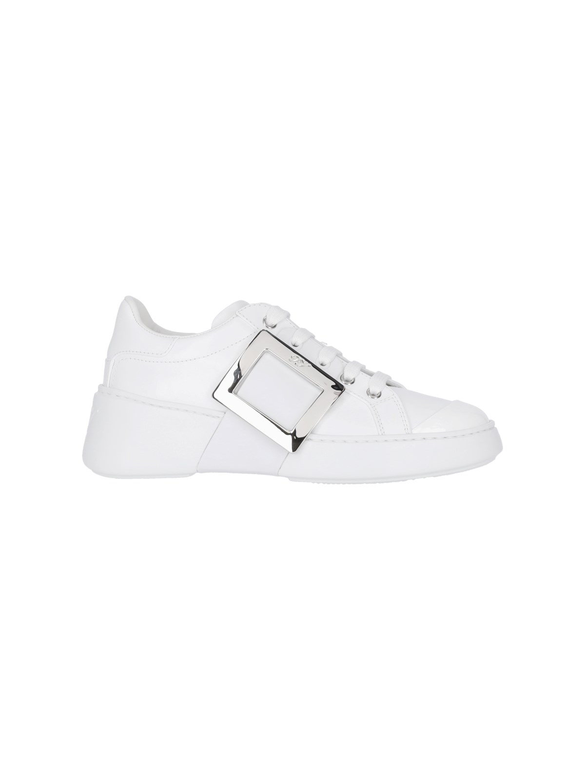 Roger Vivier High-top Sneakers With Extra Laces In White
