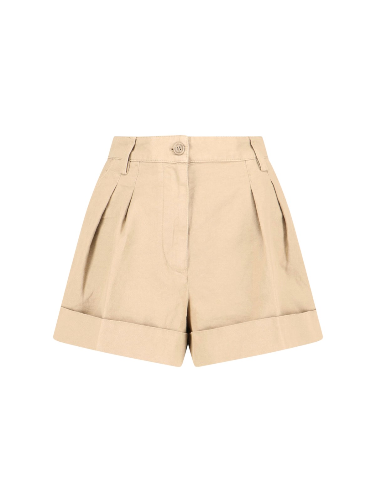 Aspesi Cotton And Linen Shorts