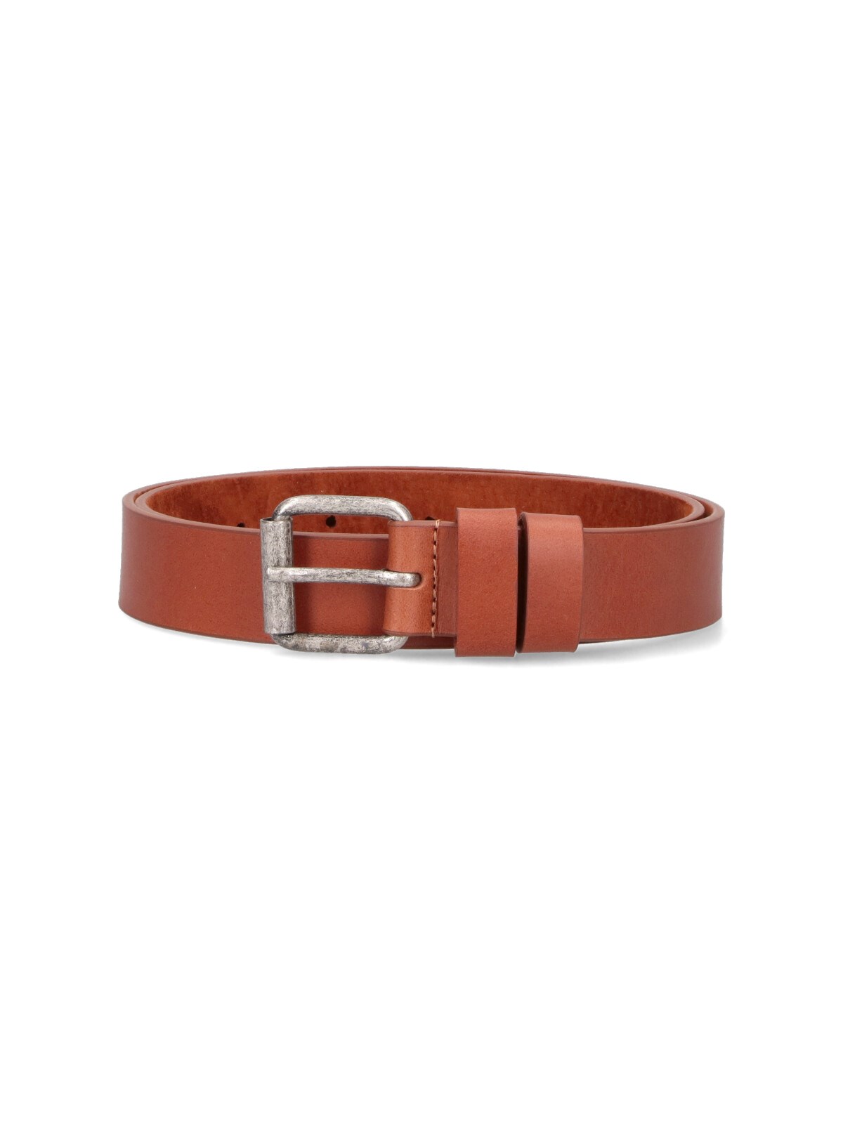 Aspesi Leather Belt In Brown