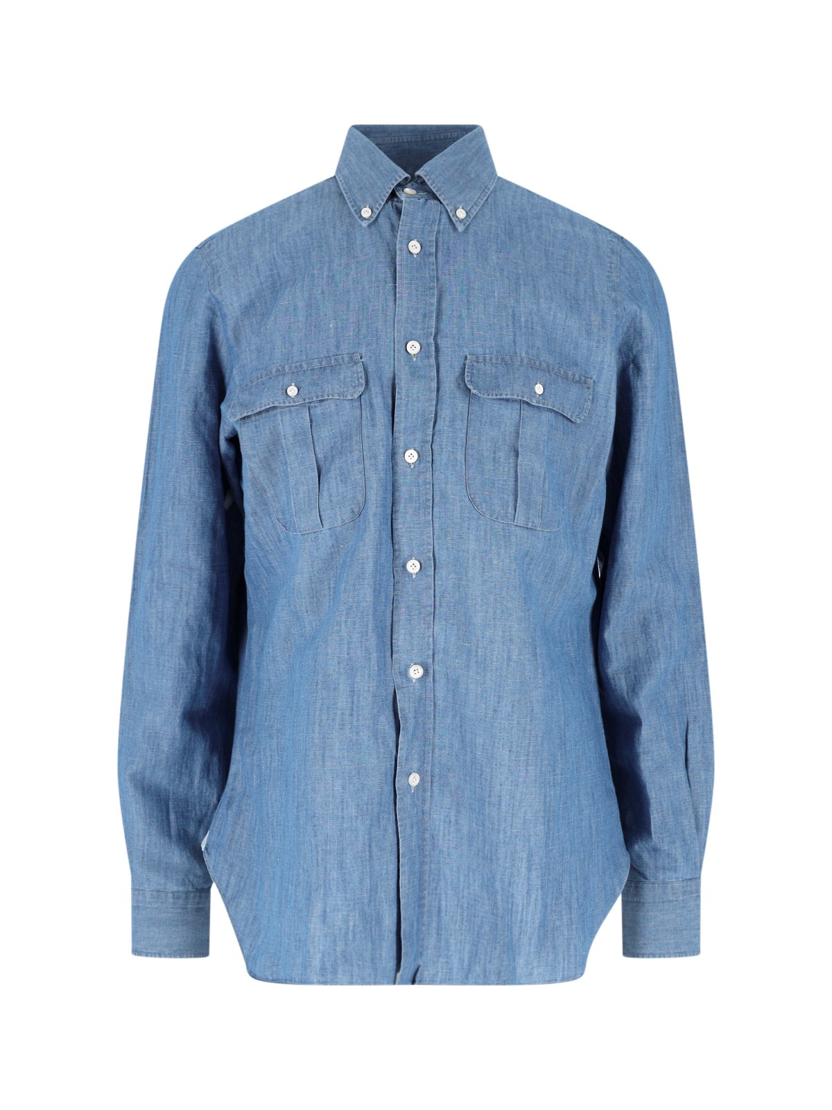 Finamore 1925 Camicia In Denim "Zurigo"