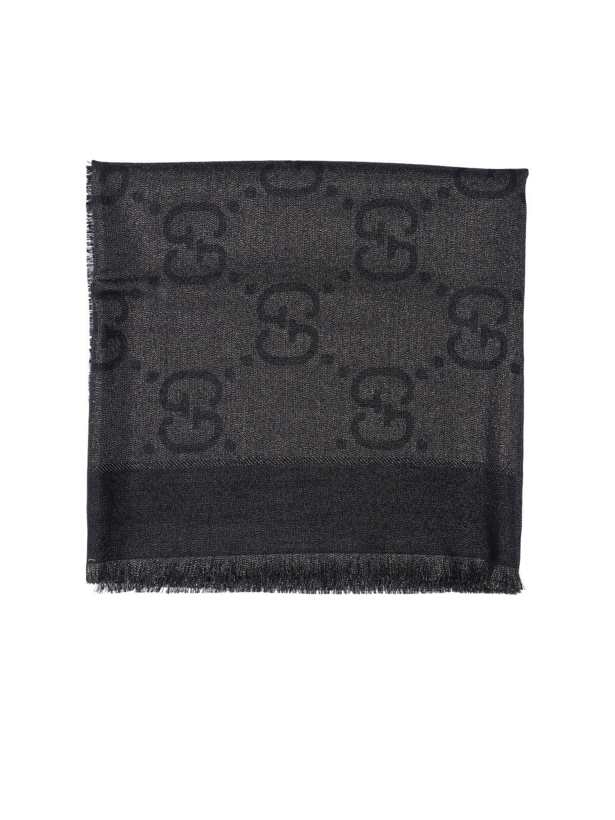 Gucci 'gg' Scarf In Black