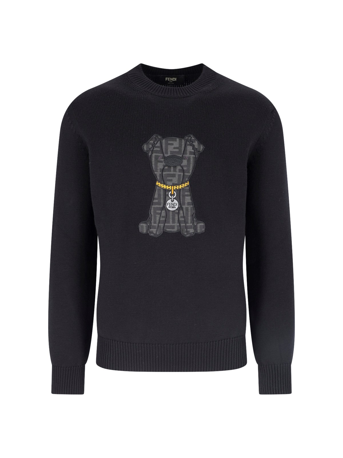 Fendi Virgin Wool Logo Sweater