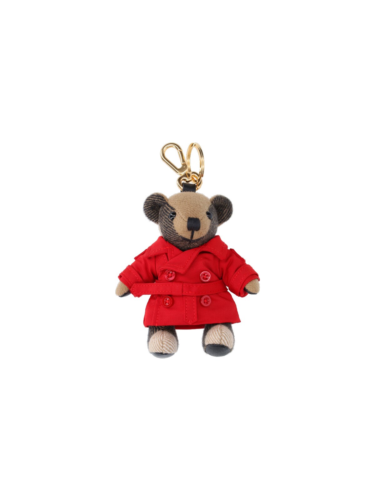 Burberry Charm Keychain Bear Thomas In Red