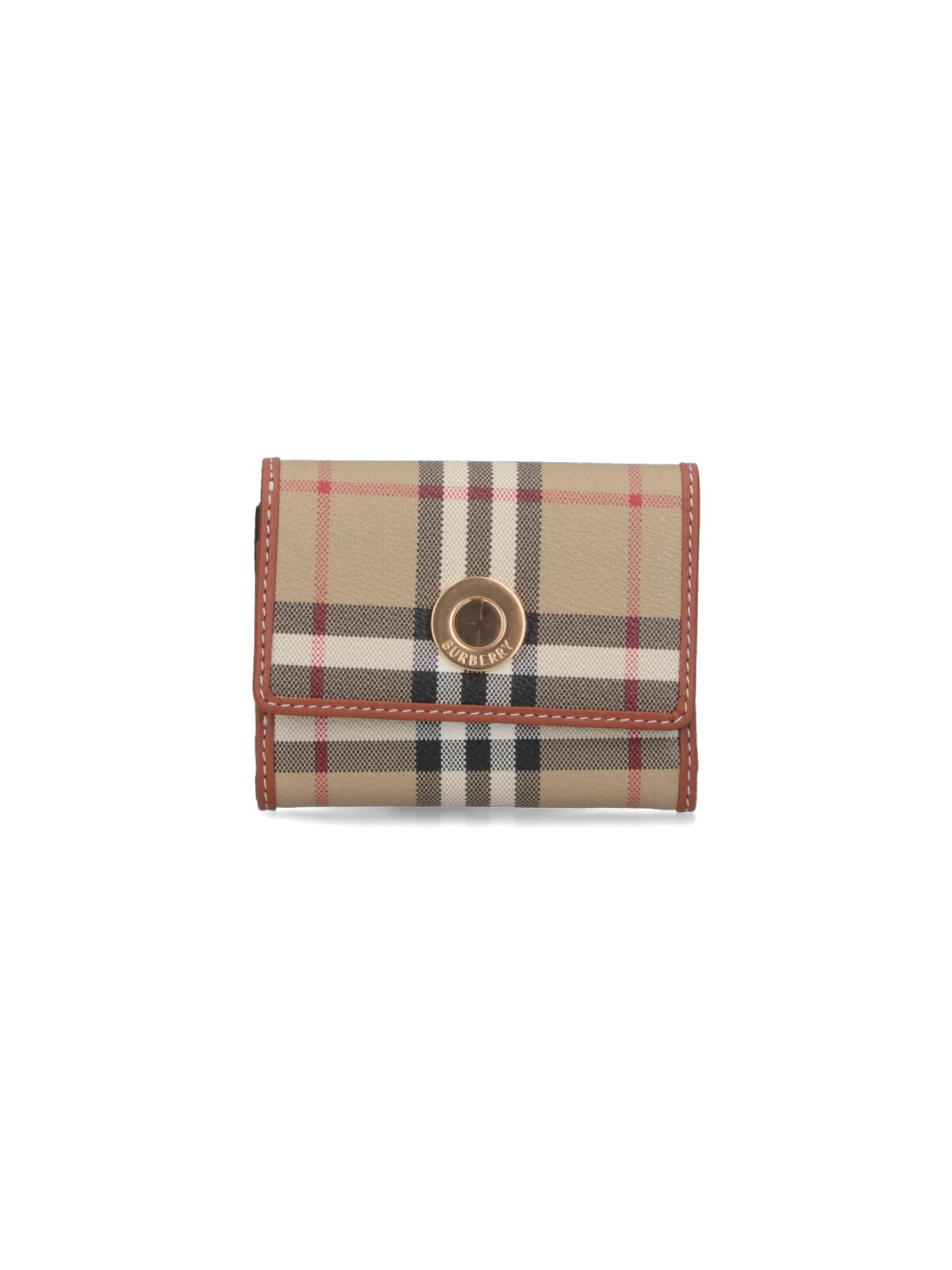 Burberry Tri-fold Wallet In Sand