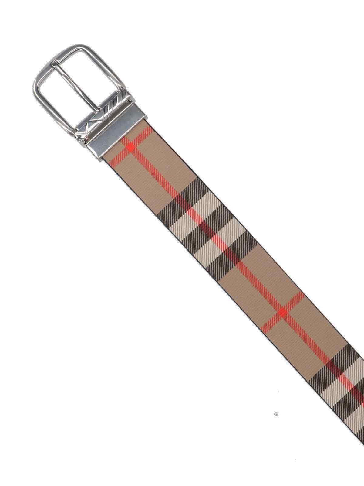 Burberry belt size 90 220 BURBERRY Nova Check Heart Belt Red Multicolor Size 32/80 main image 4