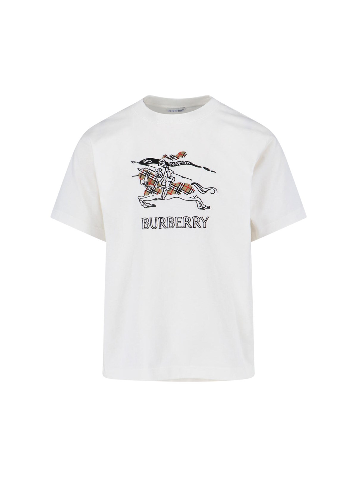 Burberry 'ekd' T-shirt In White