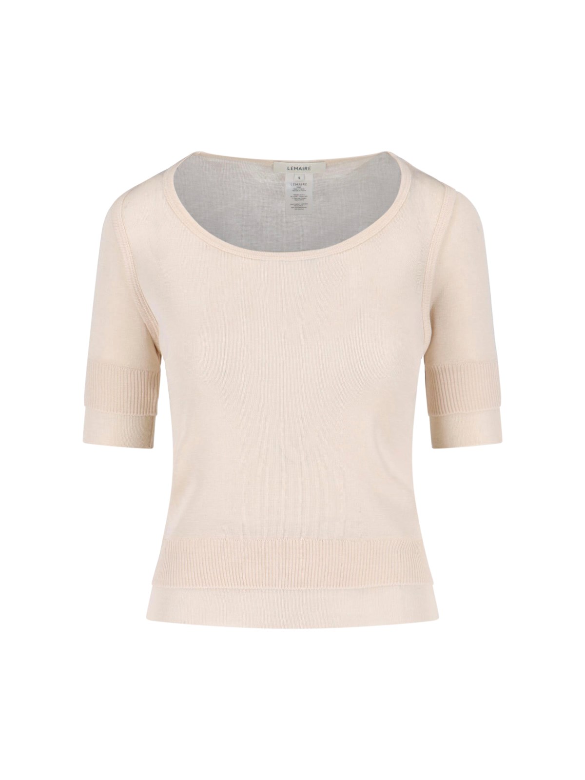 Lemaire Viscose And Silk T-Shirt
