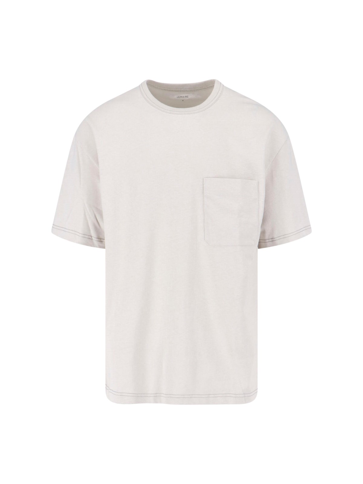 Lemaire Cotton And Linen T-Shirt