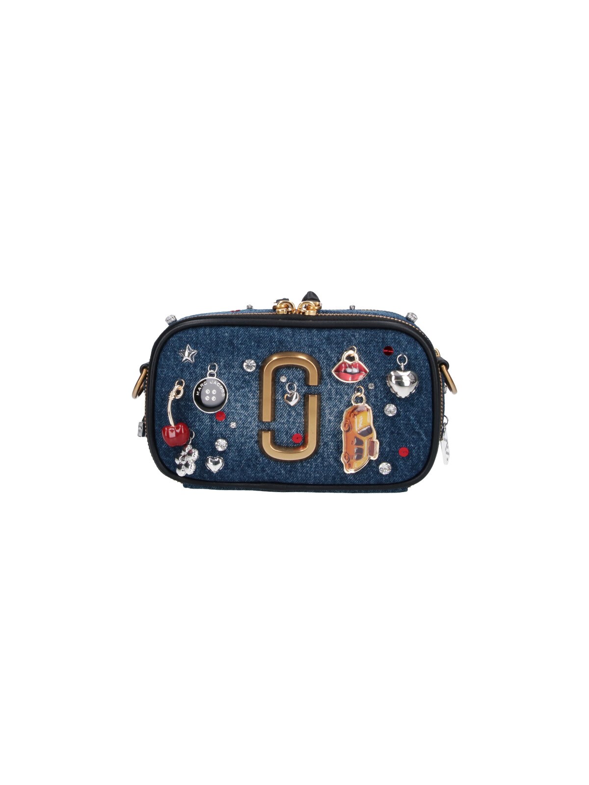 Marc Jacobs Shoulder Bag "The Trinket Charm Denim Snapshot"