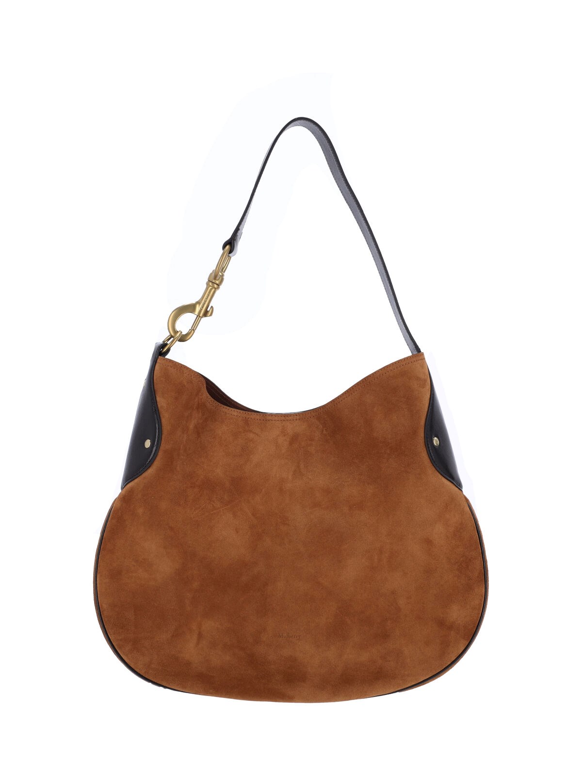 Mulberry Leather Panel Shoulder Bag Strap In Brown