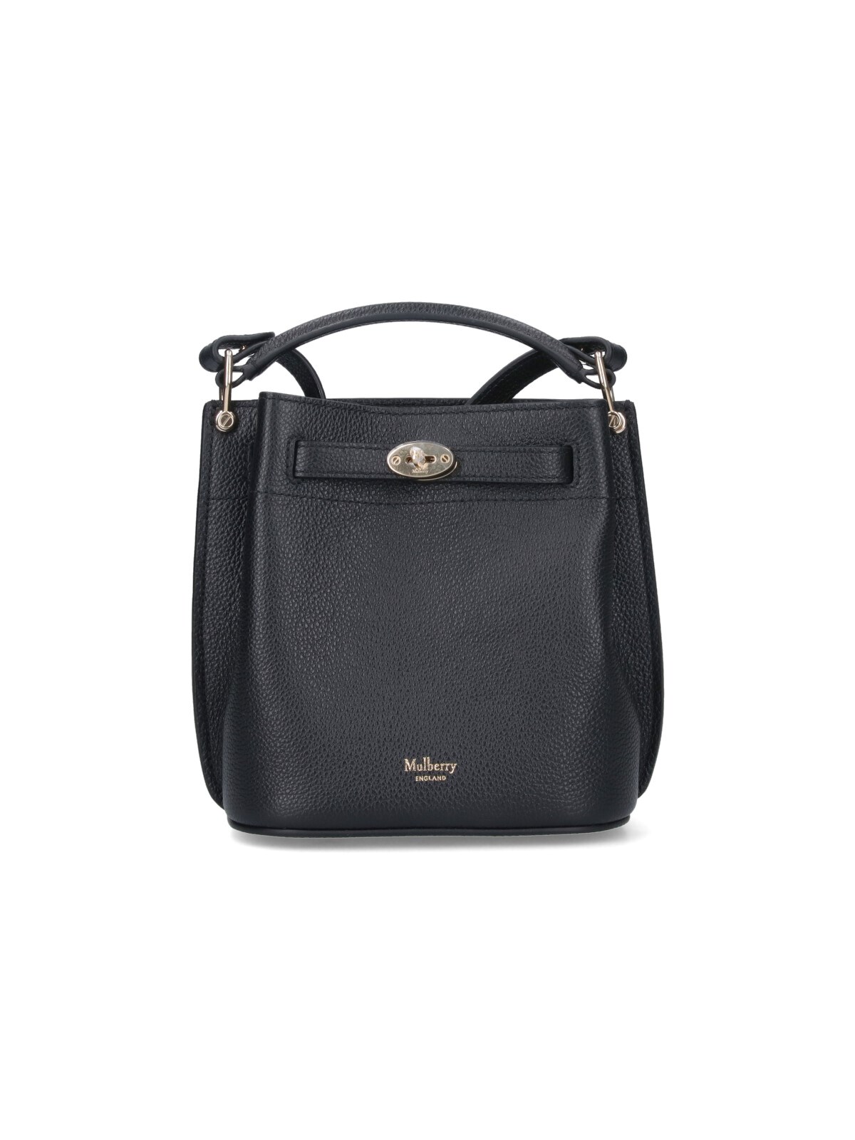 Mulberry Mini Bucket Bag "islington" In Black