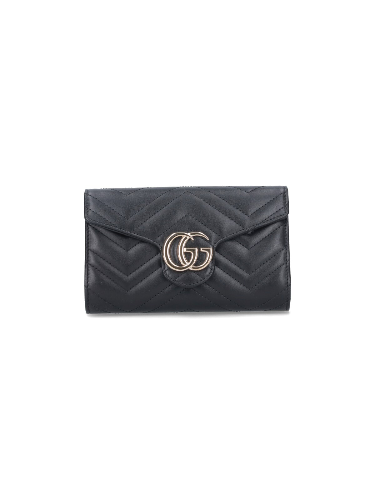 Gucci Wallet With Chain "Gg Marmont"