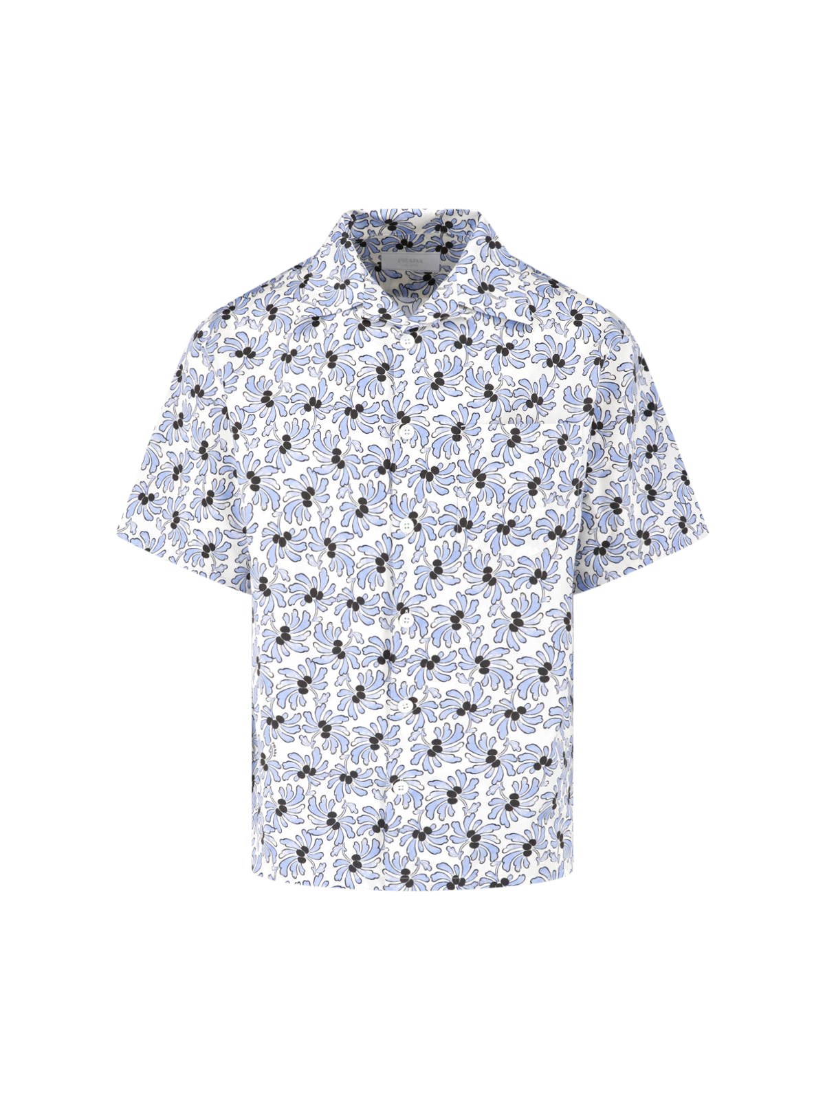 Prada Shirt In Cotton Blend