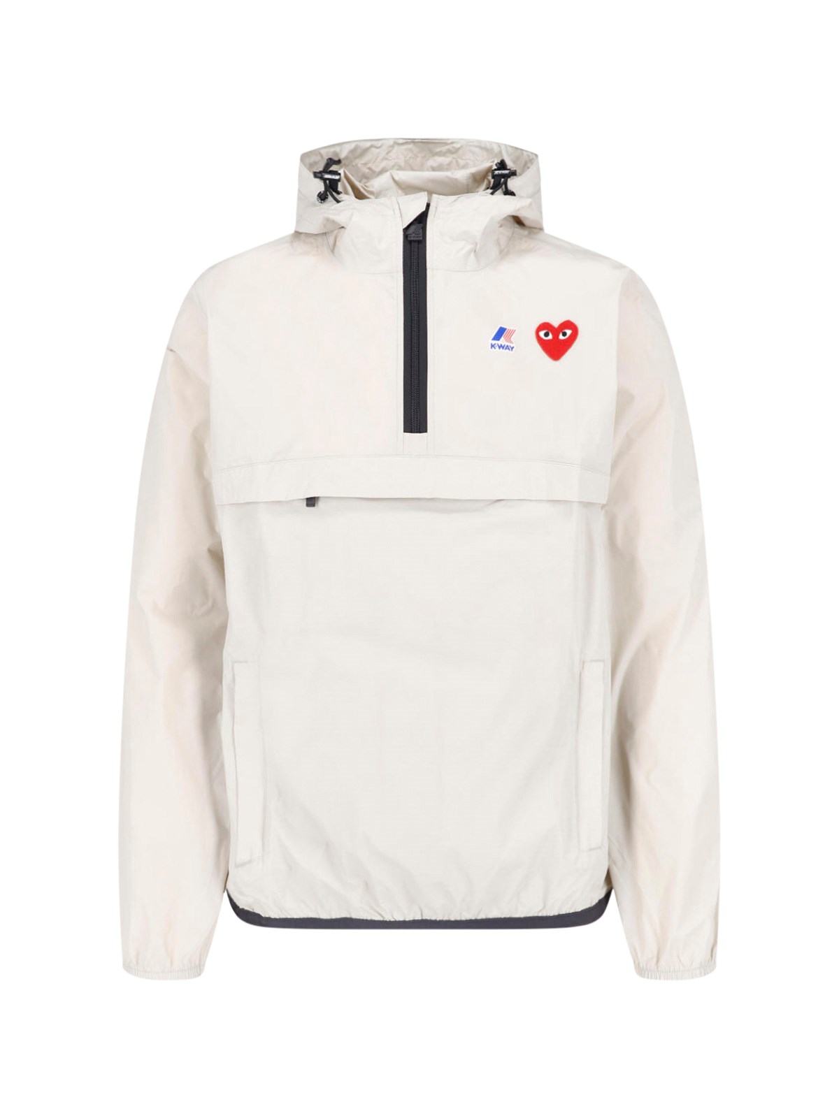 Comme des Garcons Play X K-Way Jacket With Hood