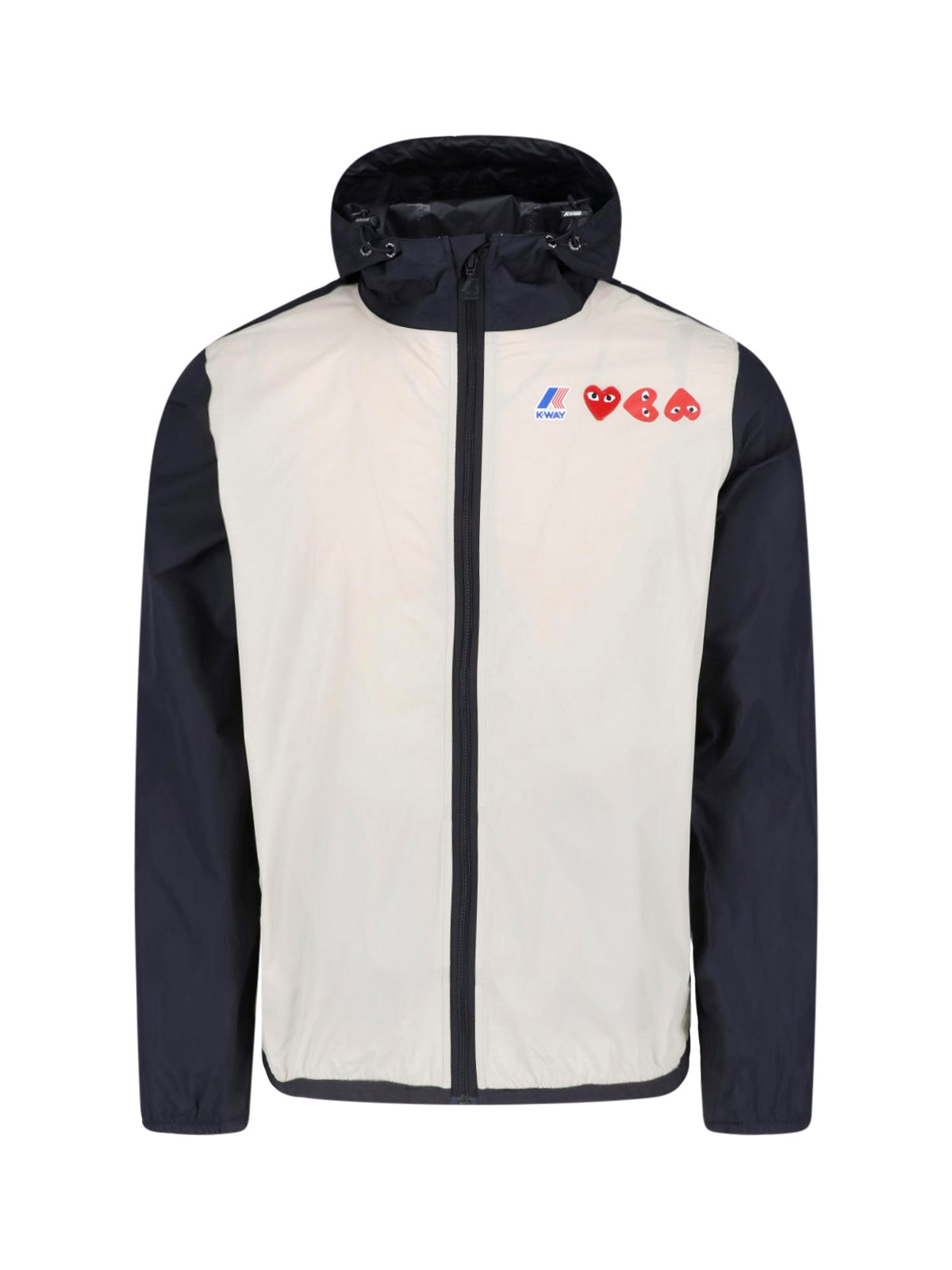 Comme des Garcons Play X K-Way Jacket With Hood