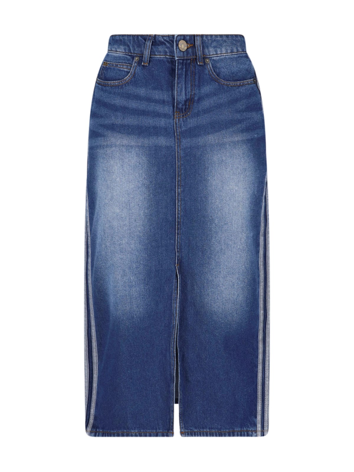 Adidas Denim Midi Skirt