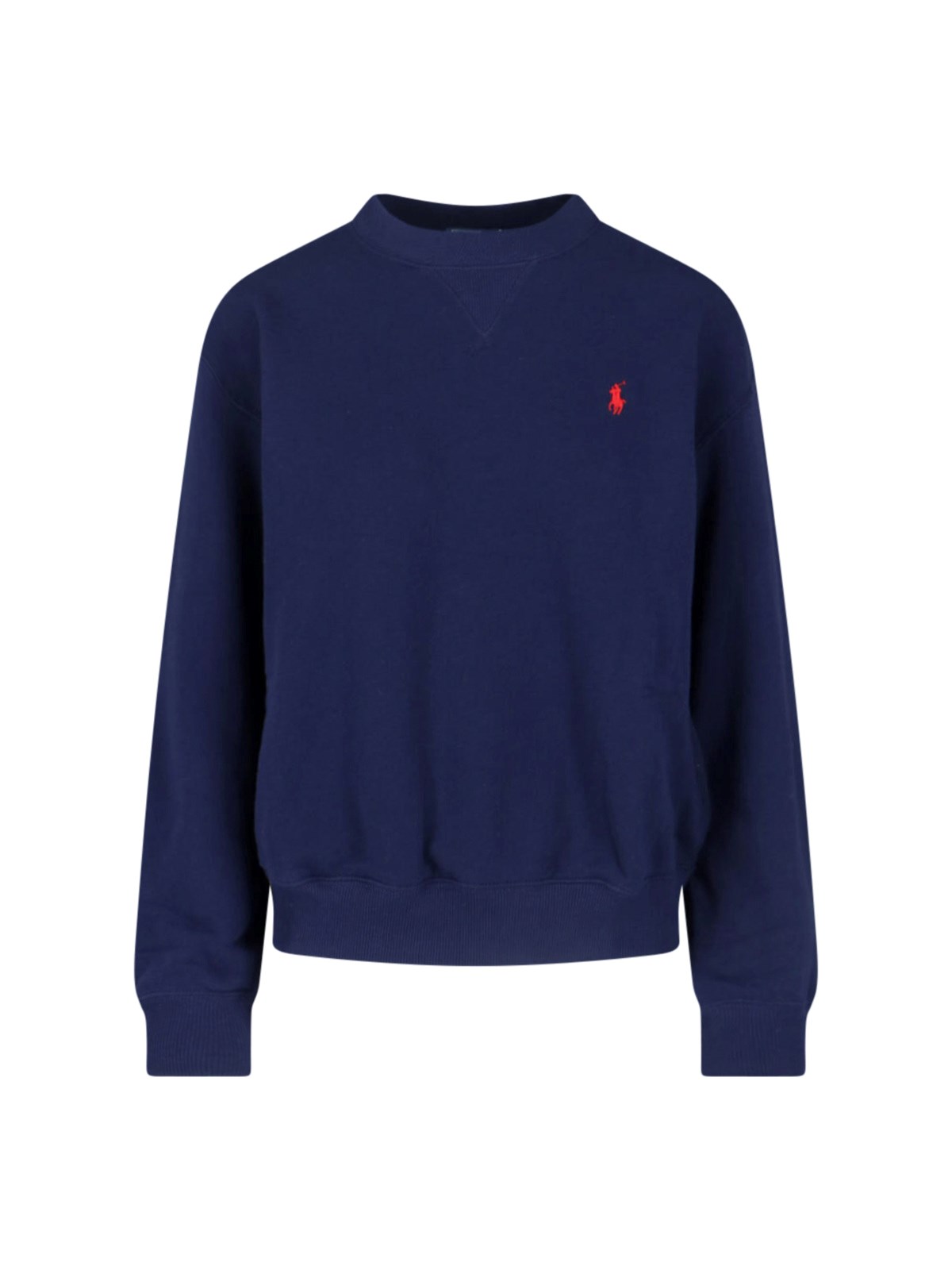 Polo Ralph Lauren Donna Blu Felpa Logo