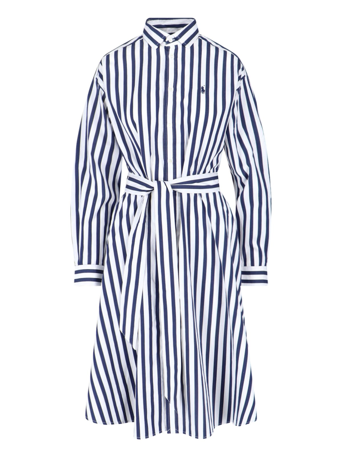 Polo Ralph Lauren Striped Midi Shirt Dress