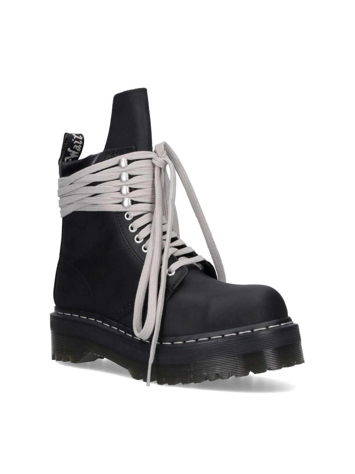 Rick owens X dr.martens 'quad sole steel toe' boots available on