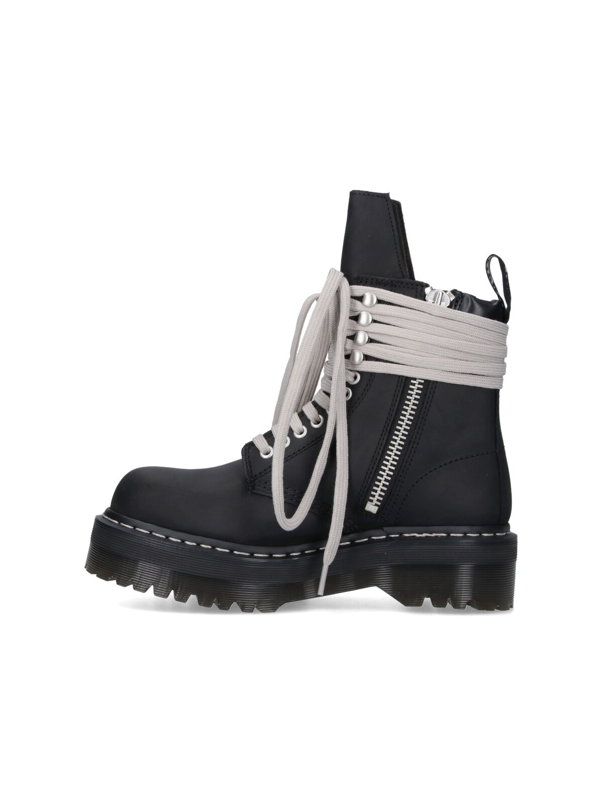Rick owens X dr.martens 'quad sole steel toe' boots available on