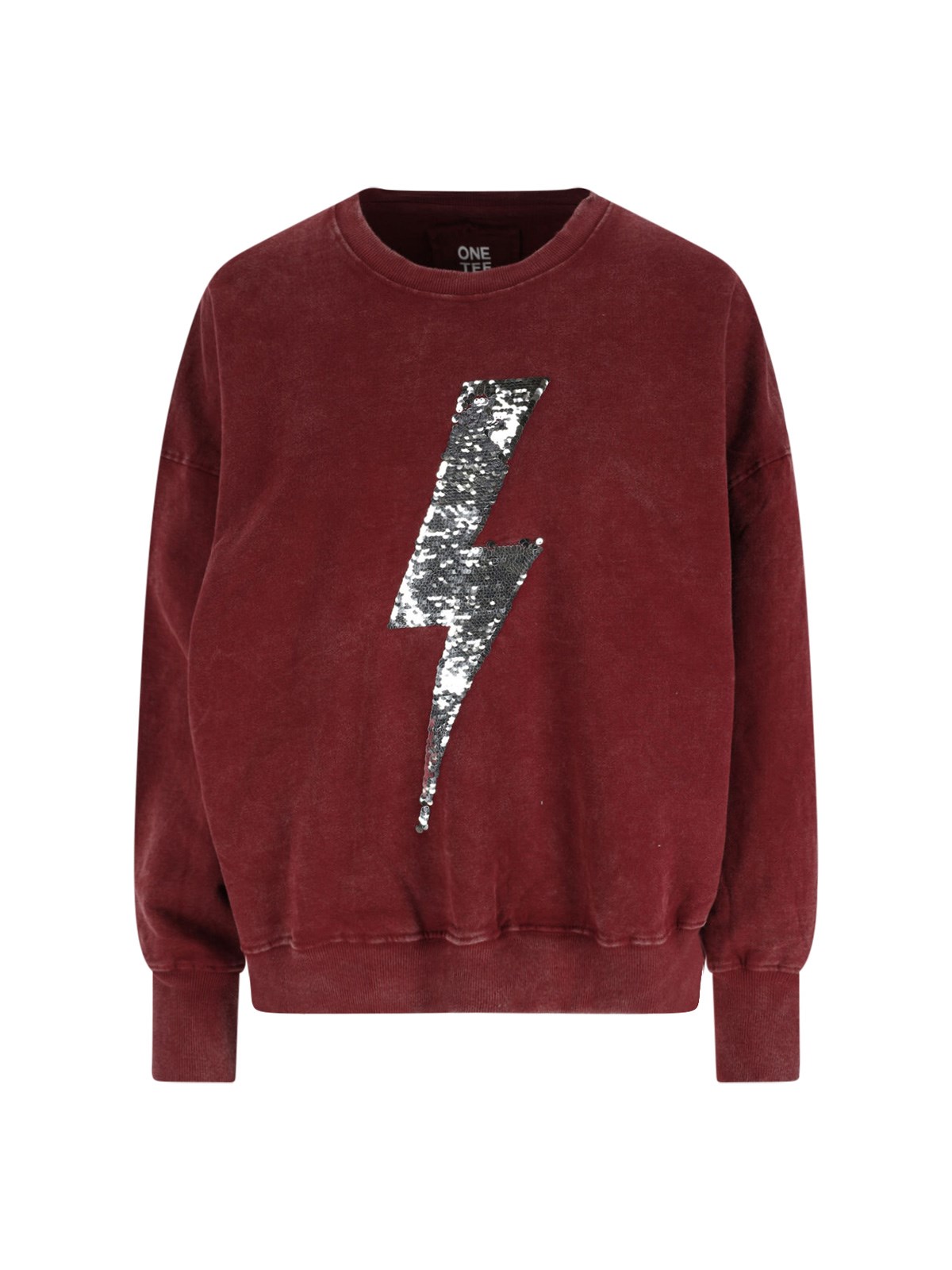 One Tee 'angie' Sweatshirt In Red