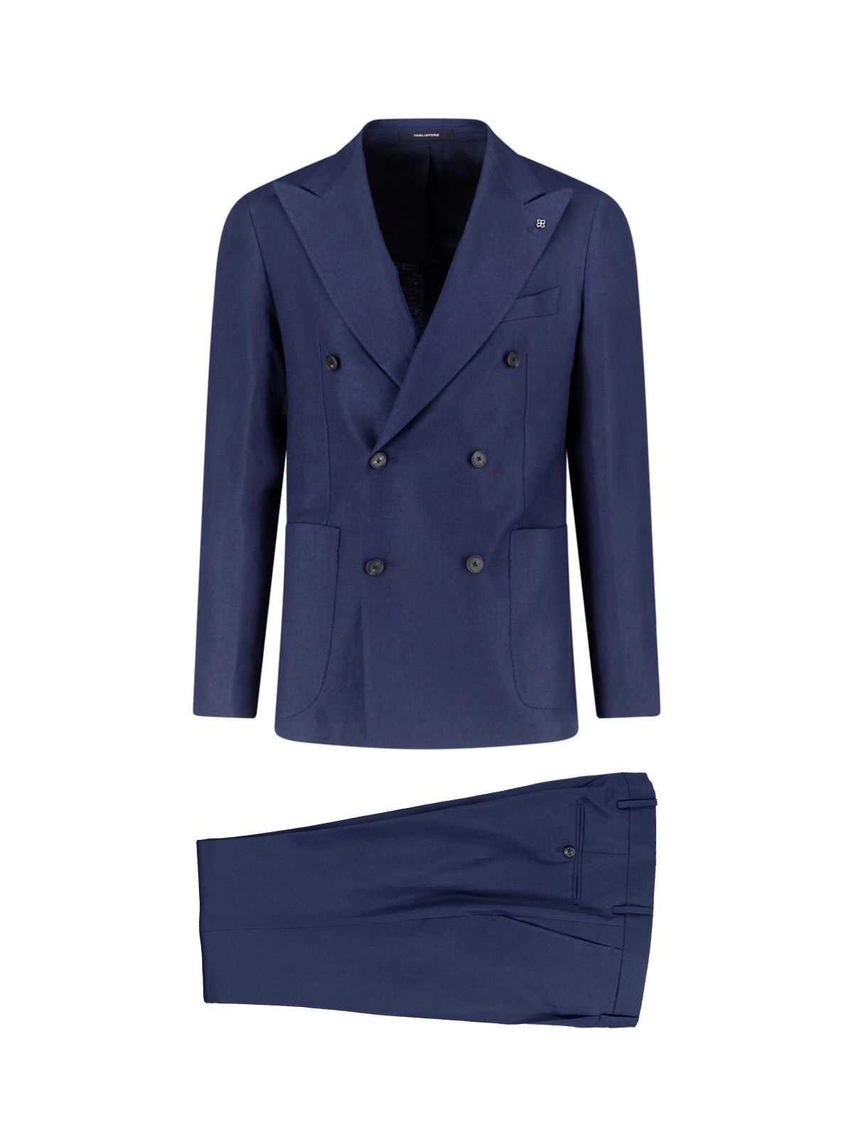 Tagliatore Double-Breasted Linen Suit