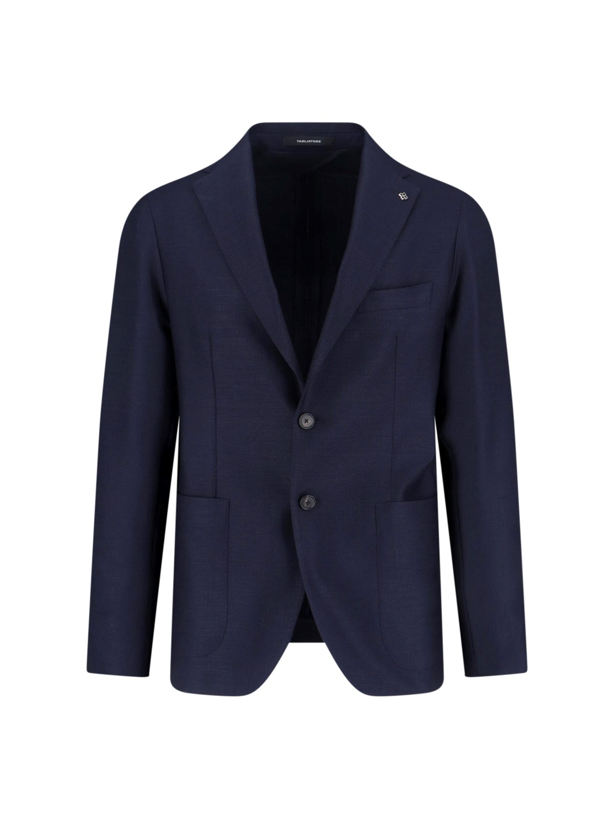 Tagliatore Single-Breasted Virgin Wool Blazer